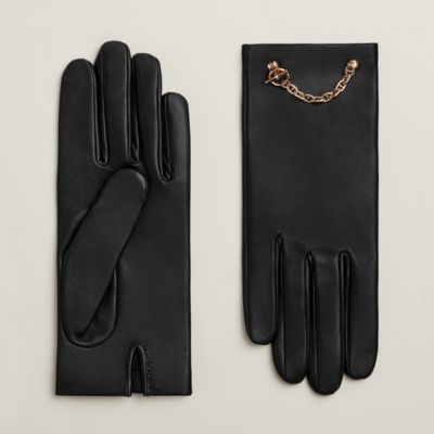 HERMES エルメス　GLOVEグローブ HERMES / エルメス グローブ 手袋 レザー パンチング レディース
